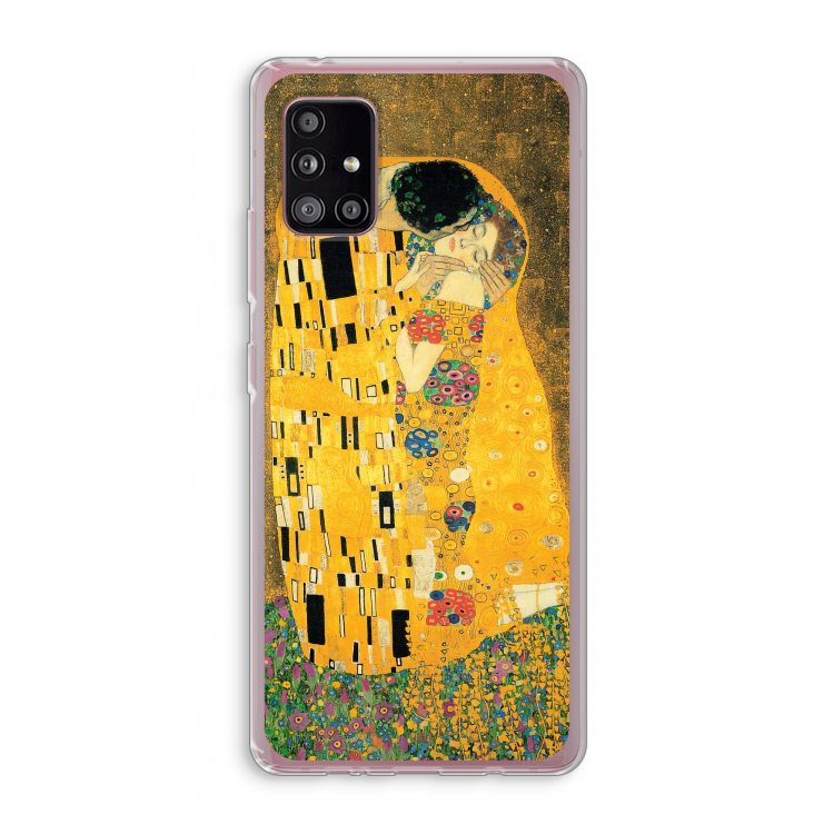 Der Kuss: Samsung Galaxy A51 5G Transparant Hoesje