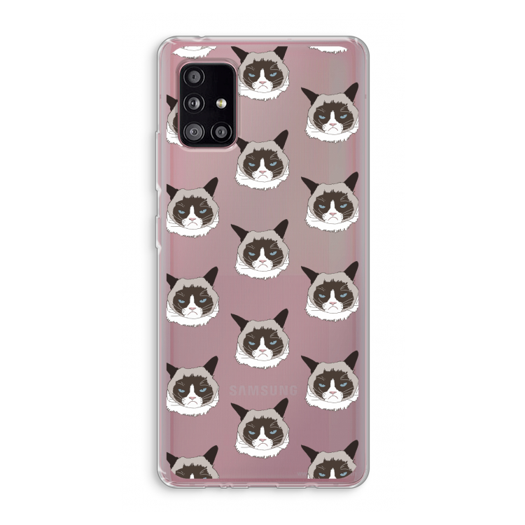 It's a Purrr Case: Samsung Galaxy A51 5G Transparant Hoesje