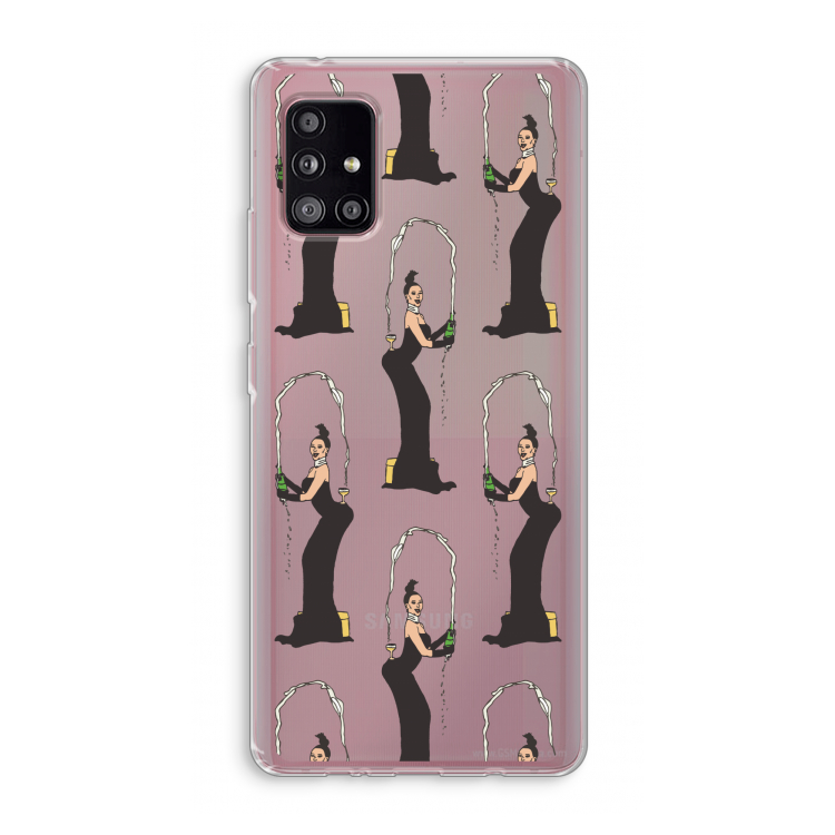 Pop Some Kim: Samsung Galaxy A51 5G Transparant Hoesje