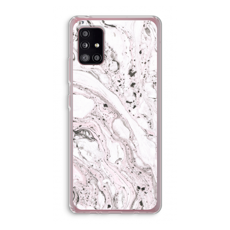 Mengelmoes: Samsung Galaxy A51 5G Transparant Hoesje