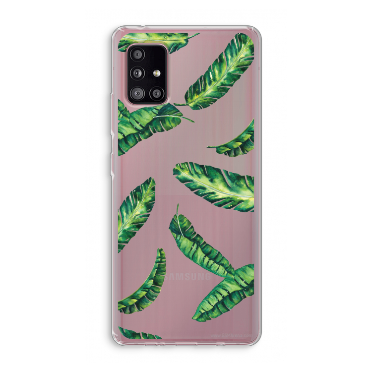 Lange bladeren: Samsung Galaxy A51 5G Transparant Hoesje