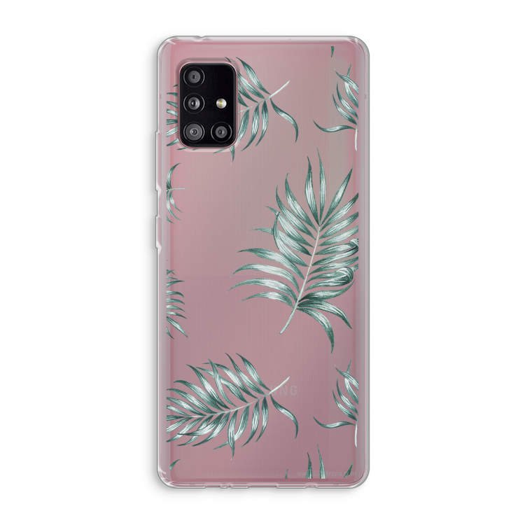 Simple leaves: Samsung Galaxy A51 5G Transparant Hoesje