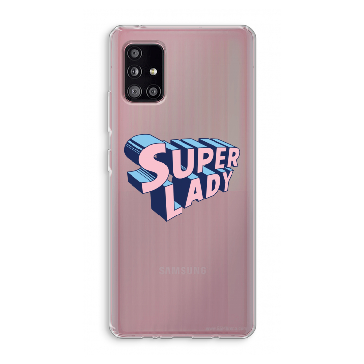Superlady: Samsung Galaxy A51 5G Transparant Hoesje