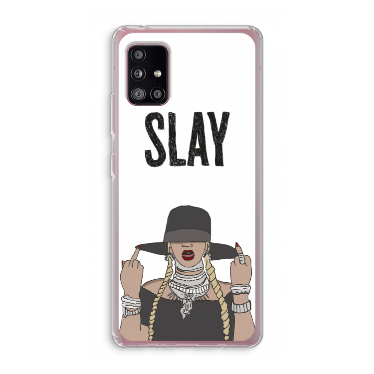 Slay All Day: Samsung Galaxy A51 5G Transparant Hoesje
