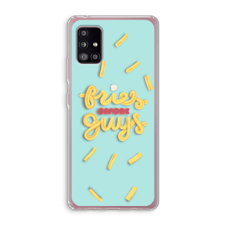 Always fries: Samsung Galaxy A51 5G Transparant Hoesje