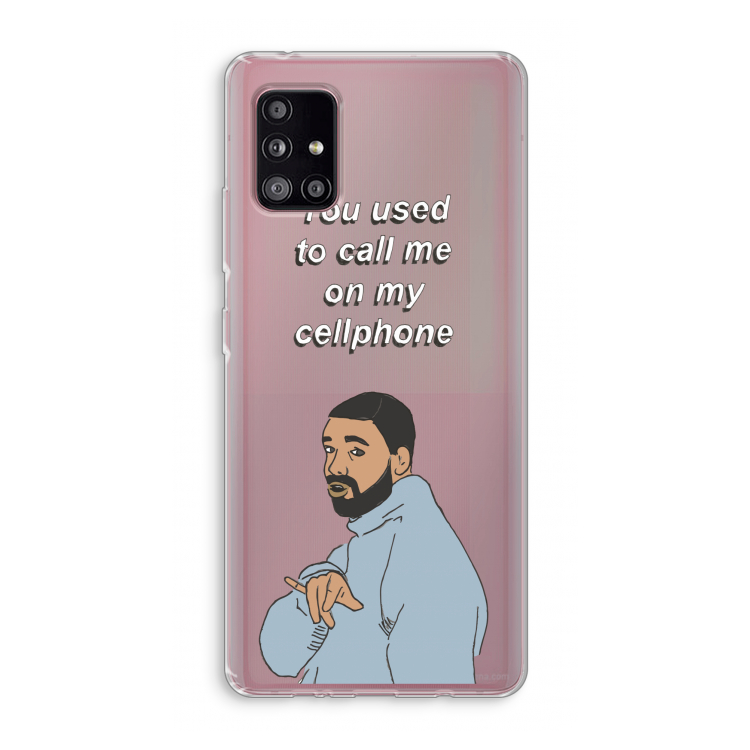 Hotline bling: Samsung Galaxy A51 5G Transparant Hoesje