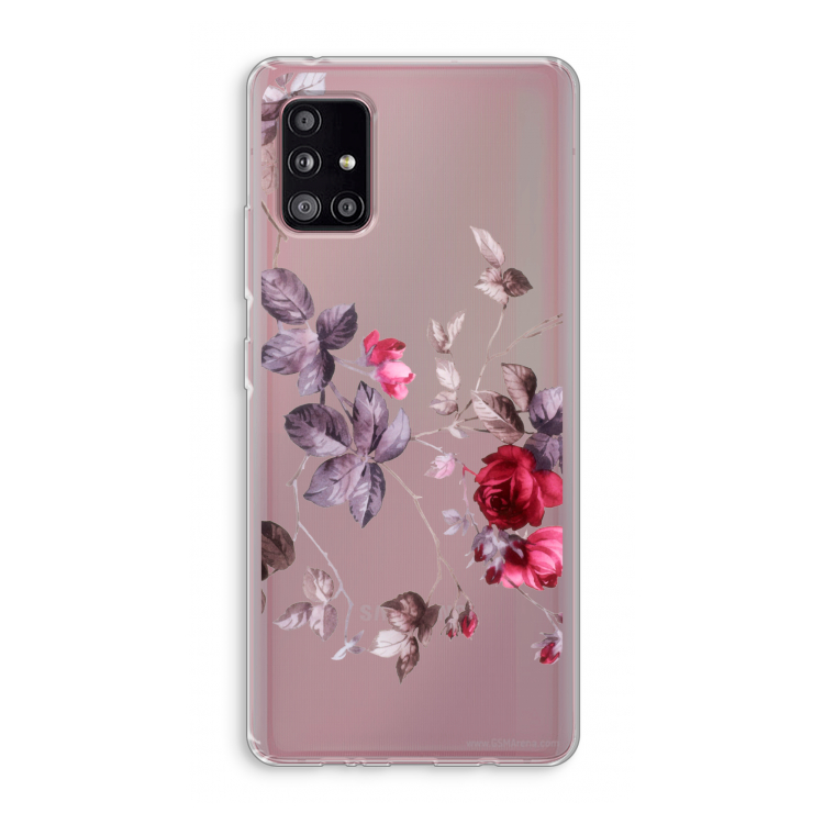Mooie bloemen: Samsung Galaxy A51 5G Transparant Hoesje
