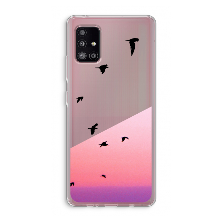 Fly away: Samsung Galaxy A51 5G Transparant Hoesje