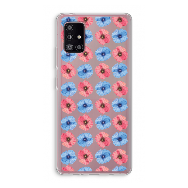 Klaproosjes: Samsung Galaxy A51 5G Transparant Hoesje