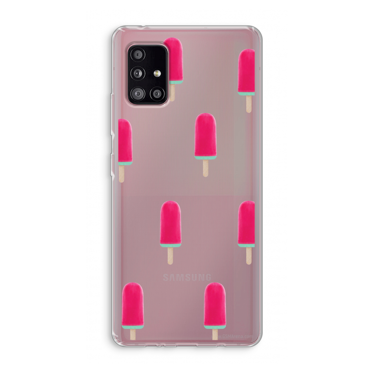 Waterijsje: Samsung Galaxy A51 5G Transparant Hoesje