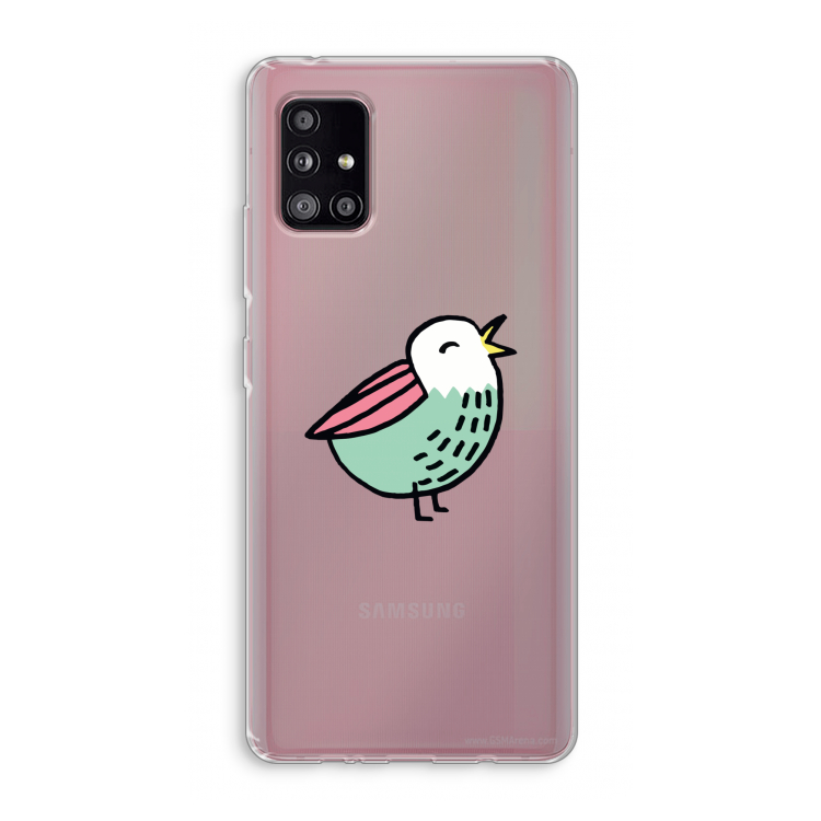 Birdy: Samsung Galaxy A51 5G Transparant Hoesje
