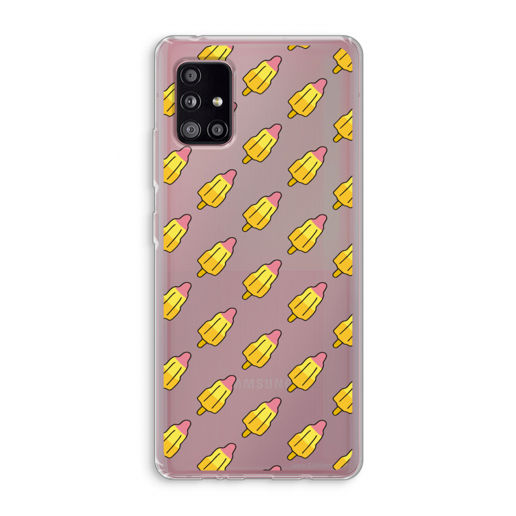 Waterijsjes: Samsung Galaxy A51 5G Transparant Hoesje