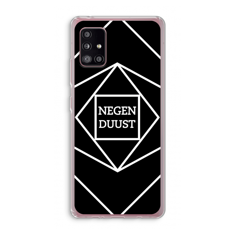 Negenduust geometrisch: Samsung Galaxy A51 5G Transparant Hoesje