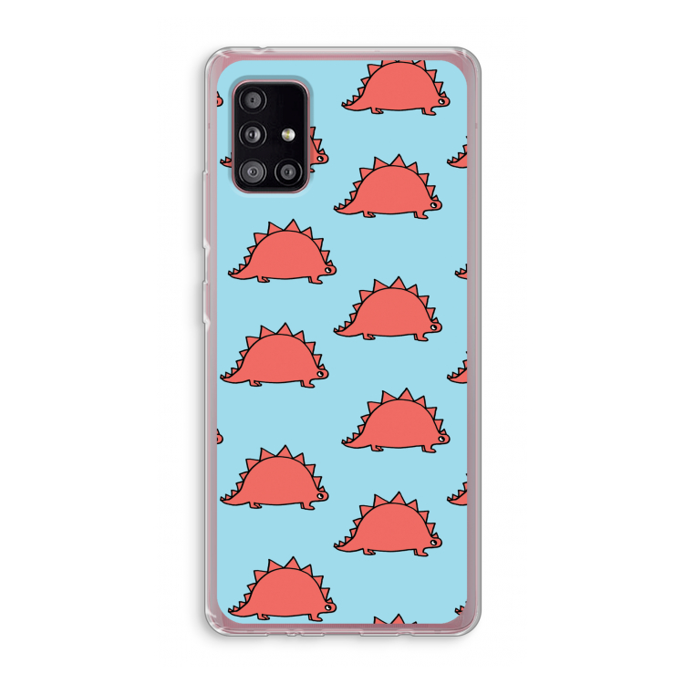 Dinosawrr: Samsung Galaxy A51 5G Transparant Hoesje