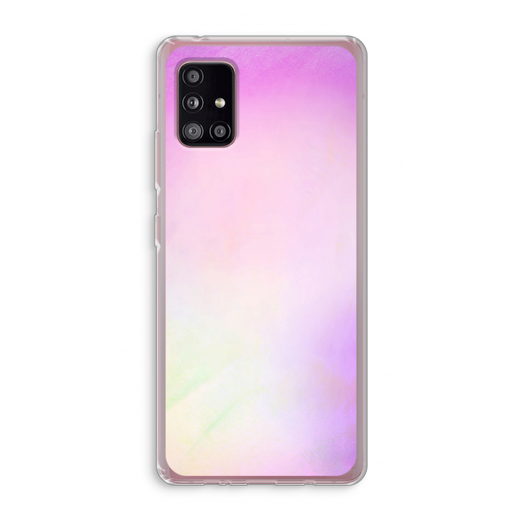 Flow mist pastel: Samsung Galaxy A51 5G Transparant Hoesje