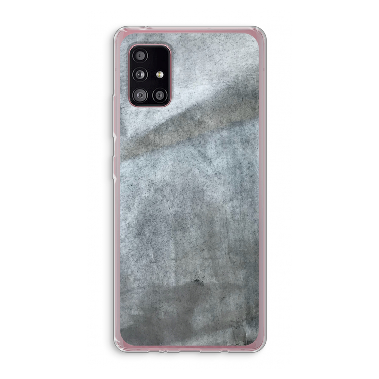 Grey Stone: Samsung Galaxy A51 5G Transparant Hoesje