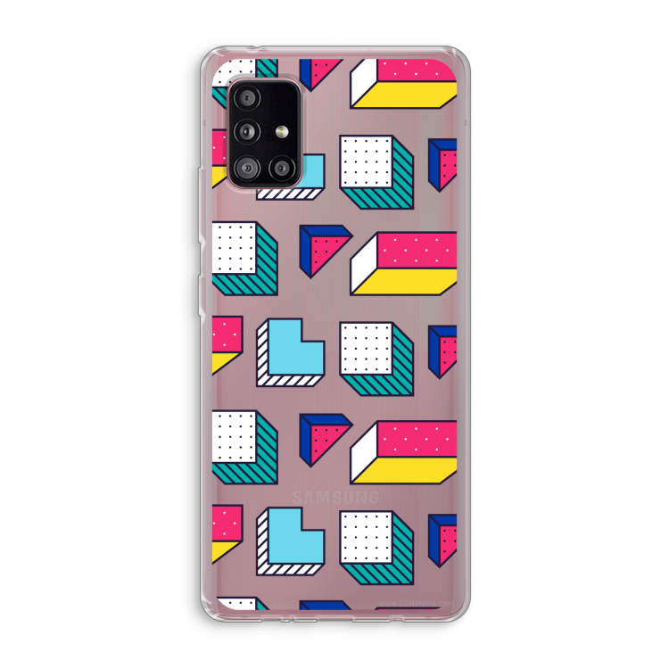 8-bit N°7: Samsung Galaxy A51 5G Transparant Hoesje