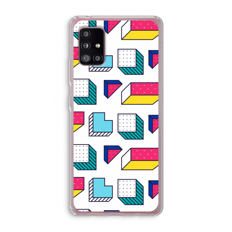 8-bit N°7: Samsung Galaxy A51 5G Transparant Hoesje