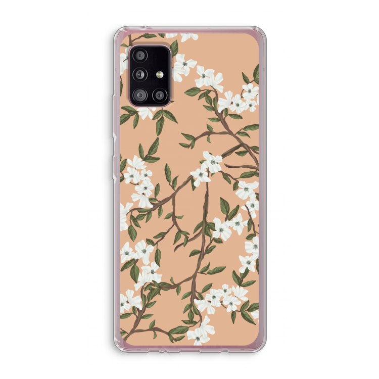 Blossoming spring: Samsung Galaxy A51 5G Transparant Hoesje