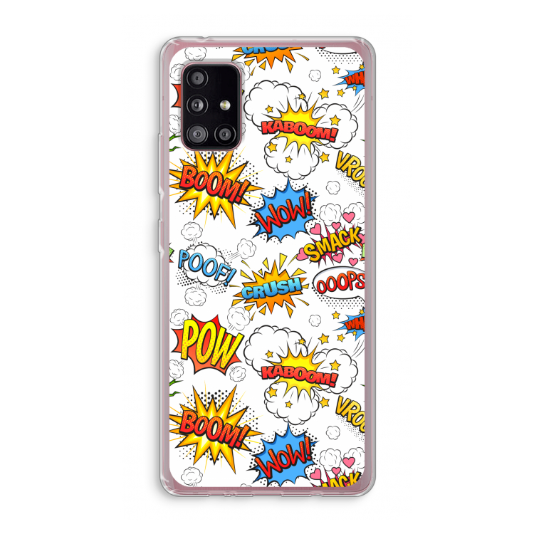Pow Smack: Samsung Galaxy A51 5G Transparant Hoesje