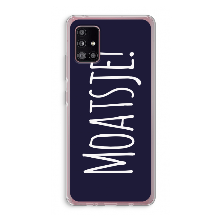 Moatsje!: Samsung Galaxy A51 5G Transparant Hoesje
