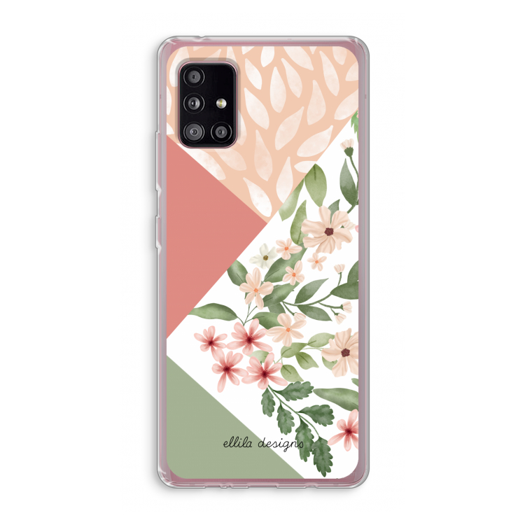 Sweet heaven geometrics: Samsung Galaxy A51 5G Transparant Hoesje