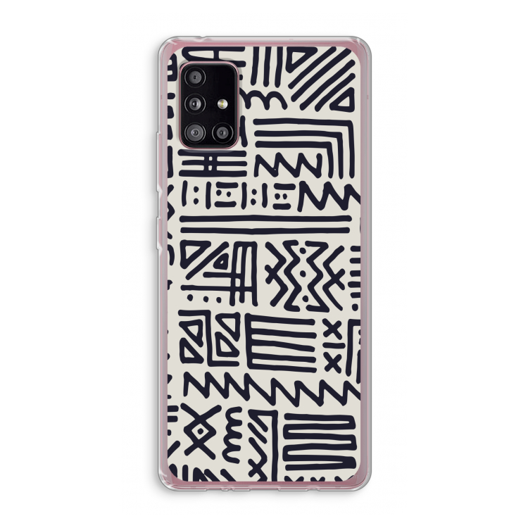Marrakech print: Samsung Galaxy A51 5G Transparant Hoesje