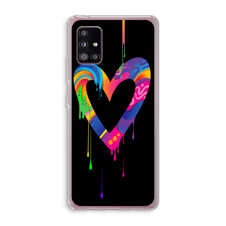Melts My Heart: Samsung Galaxy A51 5G Transparant Hoesje