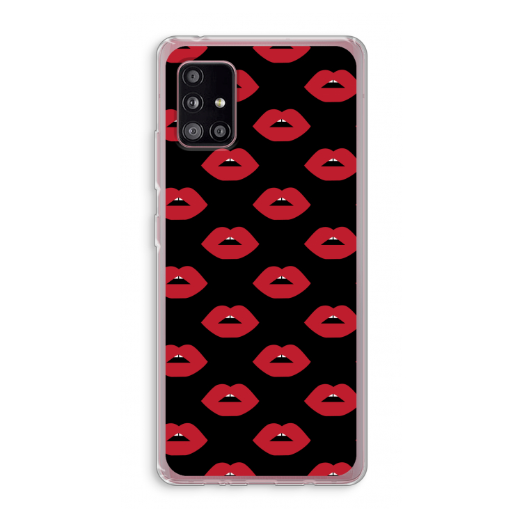 Lips: Samsung Galaxy A51 5G Transparant Hoesje