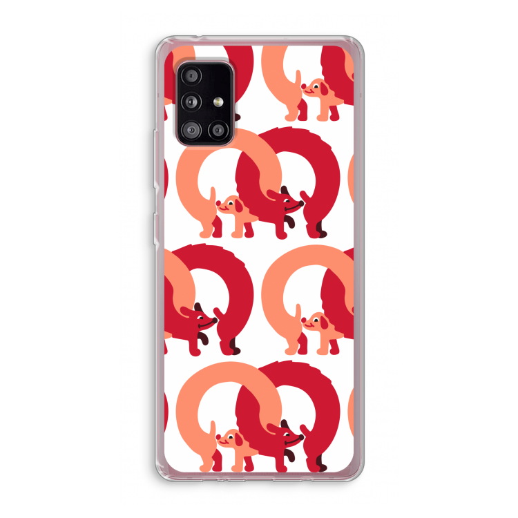 Dogs: Samsung Galaxy A51 5G Transparant Hoesje