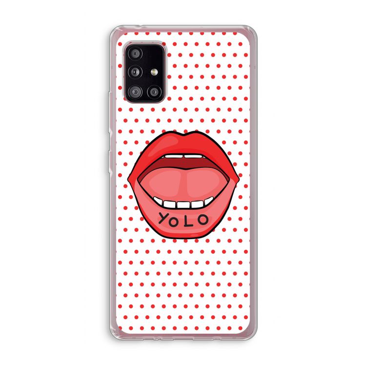Yolo Denise: Samsung Galaxy A51 5G Transparant Hoesje