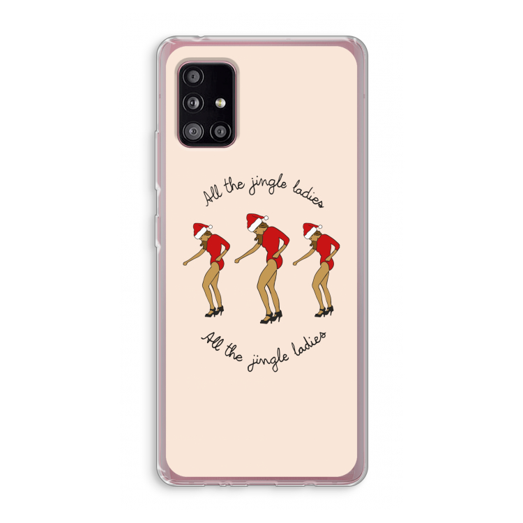 Jingle Ladies: Samsung Galaxy A51 5G Transparant Hoesje