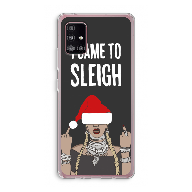 Came To Sleigh: Samsung Galaxy A51 5G Transparant Hoesje
