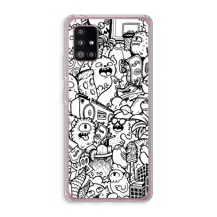 Vexx City #2: Samsung Galaxy A51 5G Transparant Hoesje