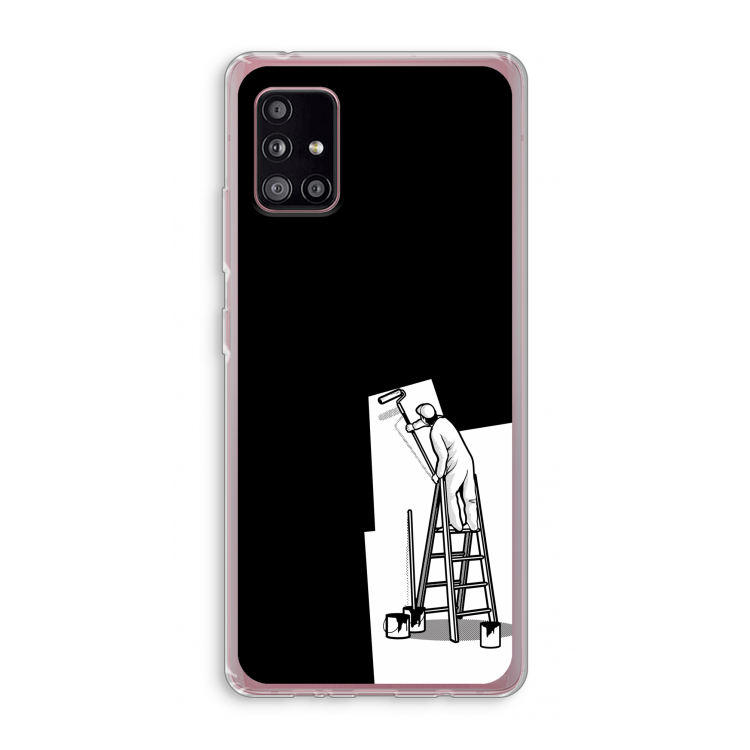 Musketon Painter: Samsung Galaxy A51 5G Transparant Hoesje