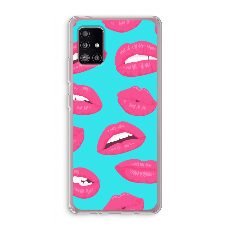 Bite my lip: Samsung Galaxy A51 5G Transparant Hoesje