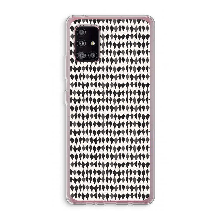 Crazy shapes: Samsung Galaxy A51 5G Transparant Hoesje