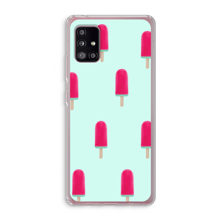 Waterijsje: Samsung Galaxy A51 5G Transparant Hoesje