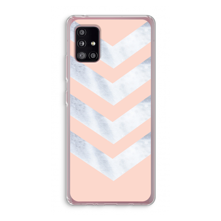 Marmeren pijlen: Samsung Galaxy A51 5G Transparant Hoesje