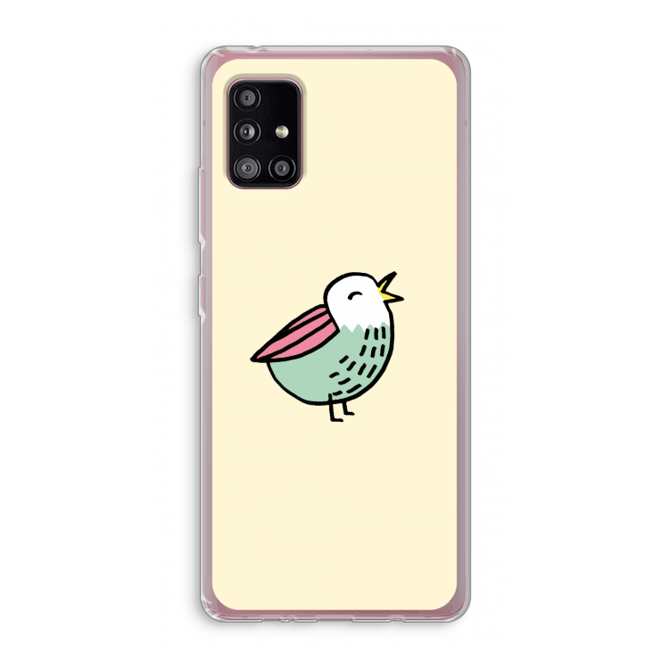 Birdy: Samsung Galaxy A51 5G Transparant Hoesje
