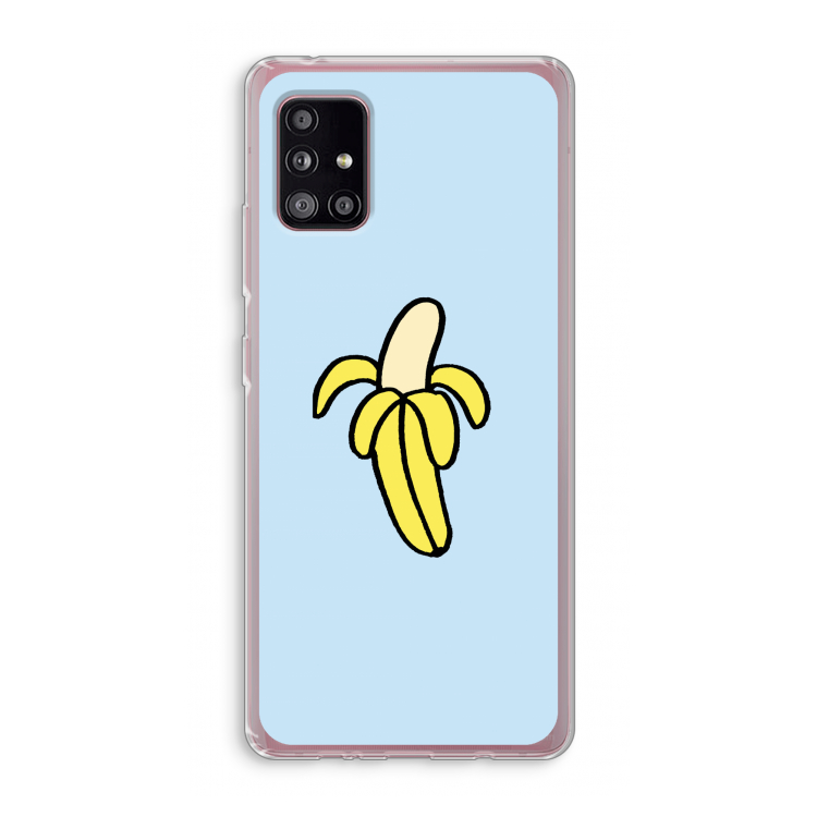 Banana: Samsung Galaxy A51 5G Transparant Hoesje