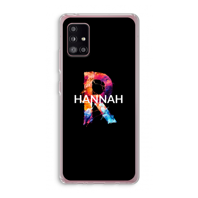Abstract Spectrum: Samsung Galaxy A51 5G Transparant Hoesje