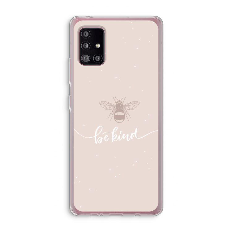 Be(e) kind: Samsung Galaxy A51 5G Transparant Hoesje
