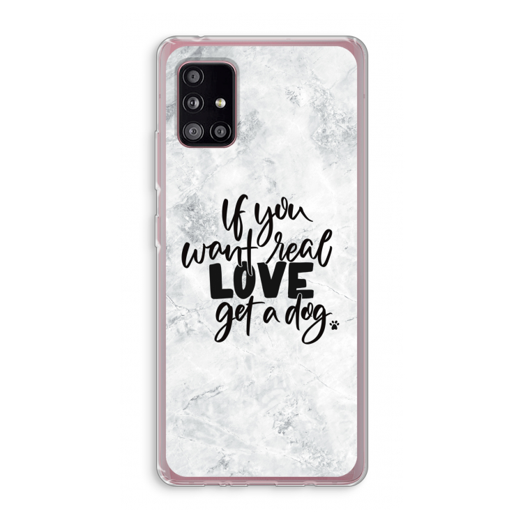 Partner in crime: Samsung Galaxy A51 5G Transparant Hoesje