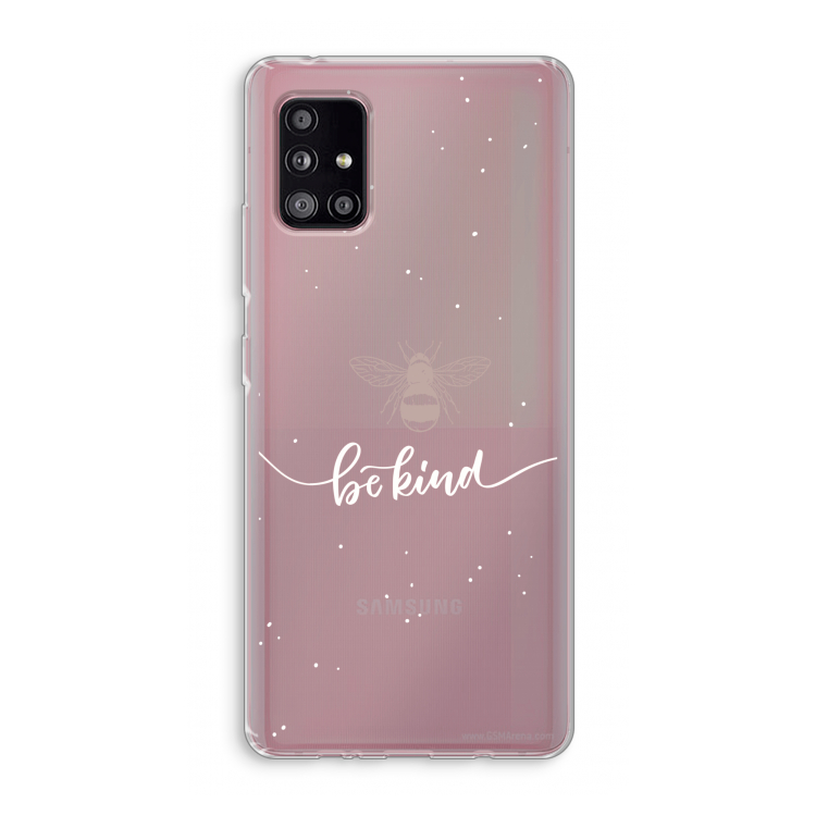 Be(e) kind: Samsung Galaxy A51 5G Transparant Hoesje