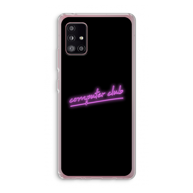 Vice Black: Samsung Galaxy A51 5G Transparant Hoesje