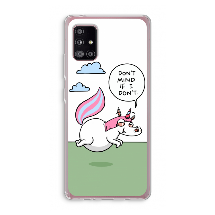 Unicorn: Samsung Galaxy A51 5G Transparant Hoesje