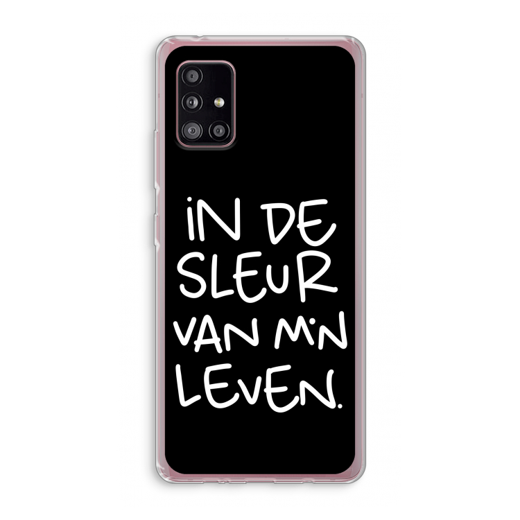 De Sleur: Samsung Galaxy A51 5G Transparant Hoesje