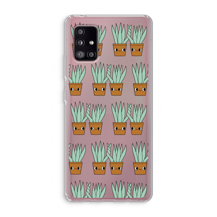 Sansevieria: Samsung Galaxy A51 5G Transparant Hoesje