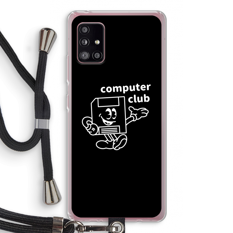 Floppyhead: Samsung Galaxy A51 5G Transparant Hoesje met koord